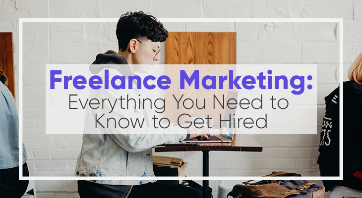 Freelance marketing tips banner for getting hired